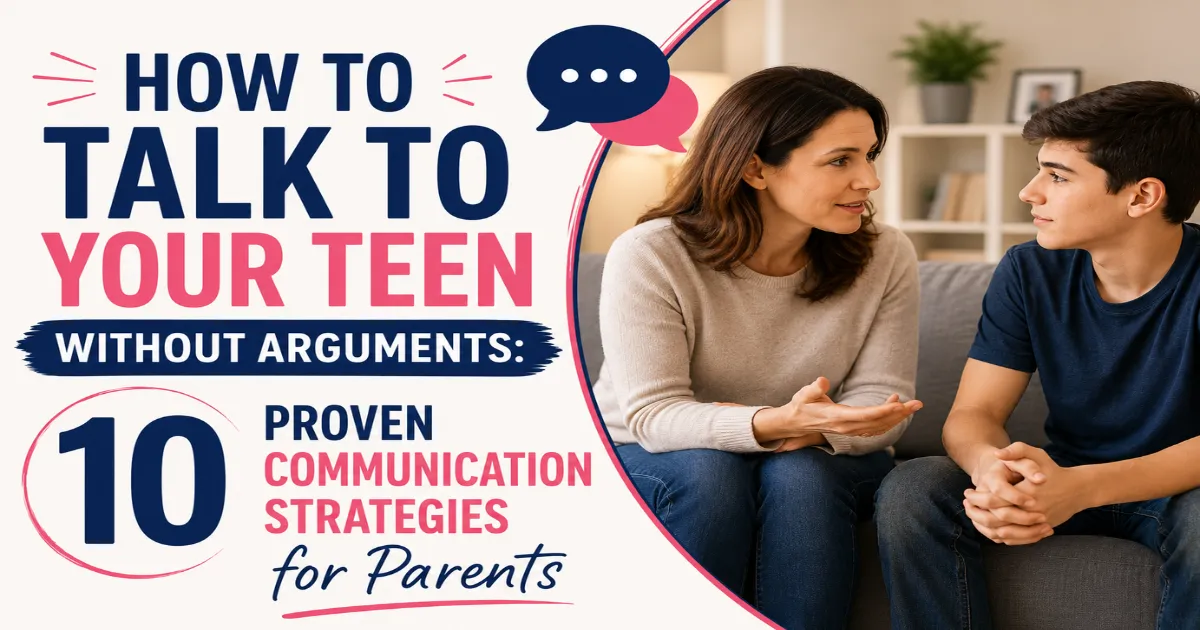 How to Talk to Your Teen Without Arguments