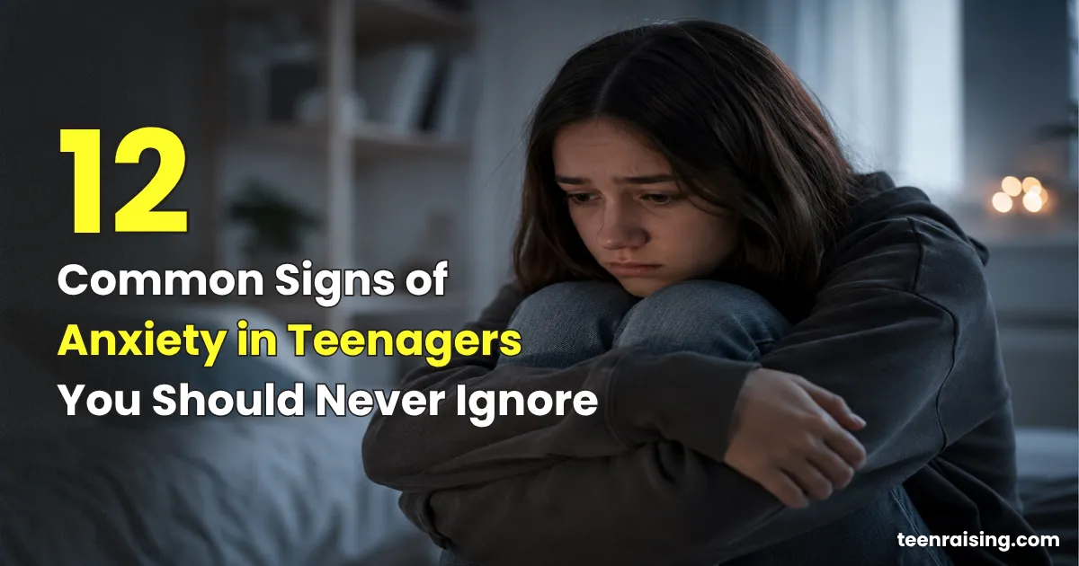 Signs of anxiety in teenagers