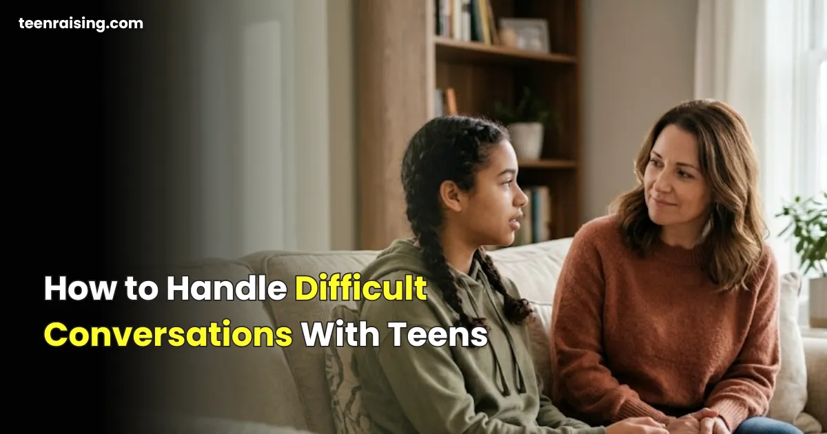 How to Handle Difficult Conversations With Teens
