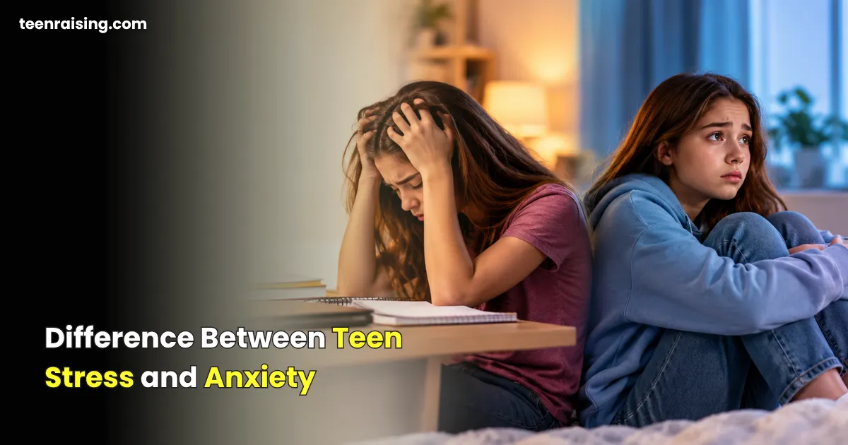 Difference Between Teen Stress and Anxiety