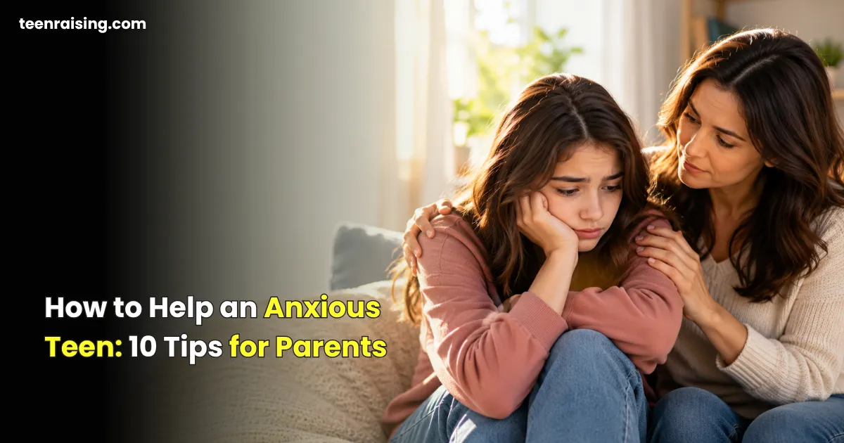 how to help an anxious teen